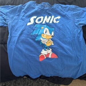 Blue Sonic Graphic T-Shirt